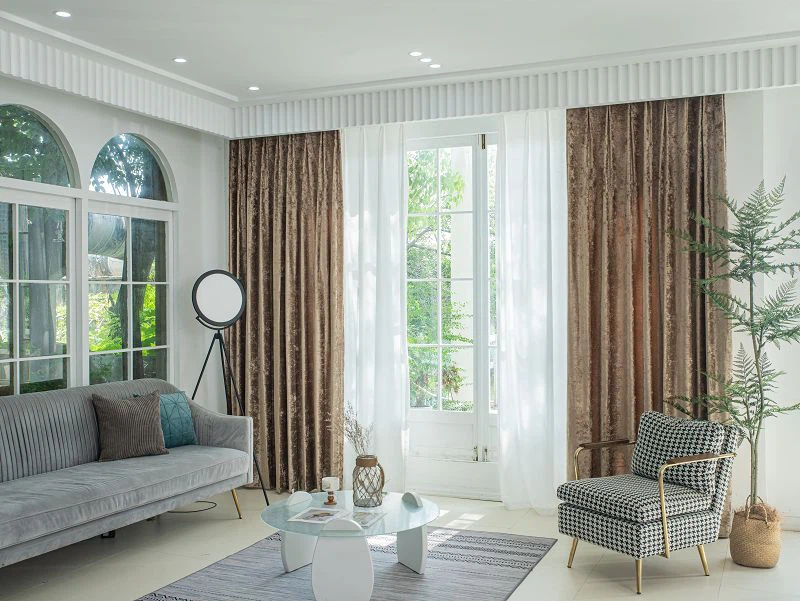 Xinjiang Is Fløjl Gardin